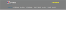 Tablet Screenshot of kabelnet.com.mk